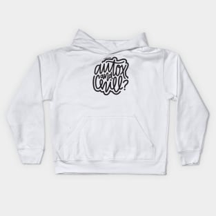 AutoX And Chill? - Dark Gray Kids Hoodie